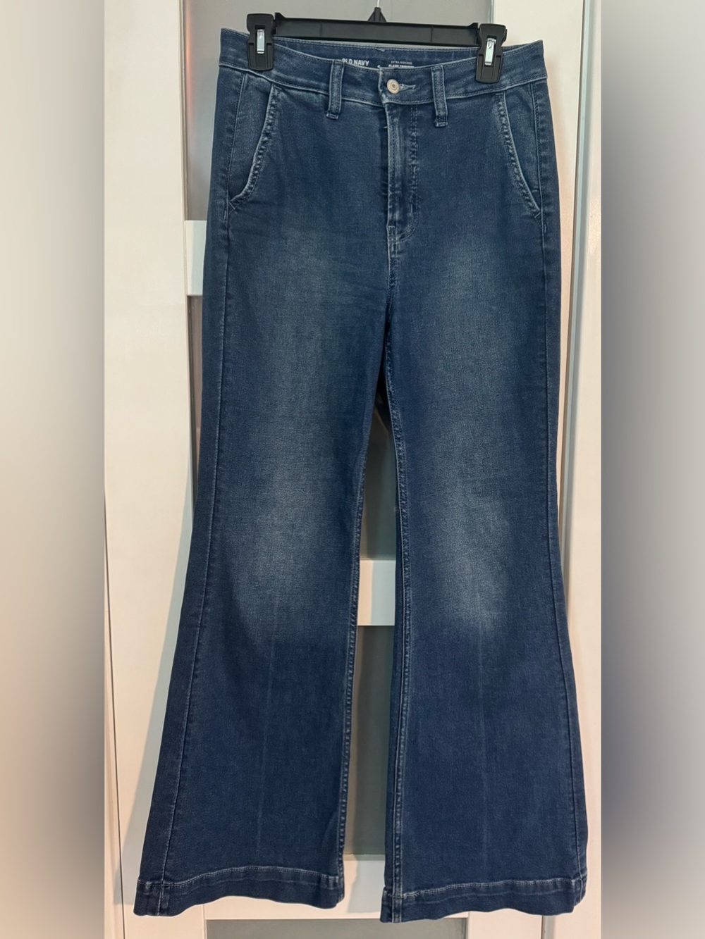 Old Navy Women's Dark Blue Flare Jeans